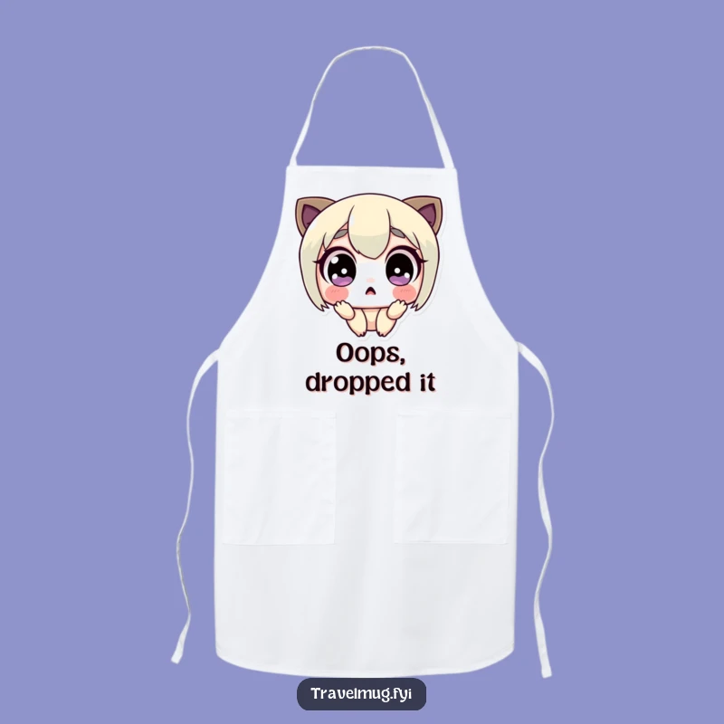Funny Surprised Character Apron: Cook with Shock, a Great Funny Gift