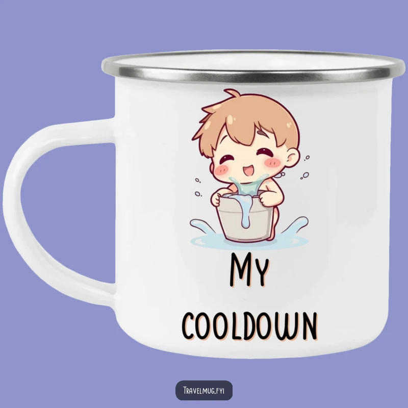 Funny Splash Campfire Mug: Tiny Bucket Fun, Outdoor Humor Gift