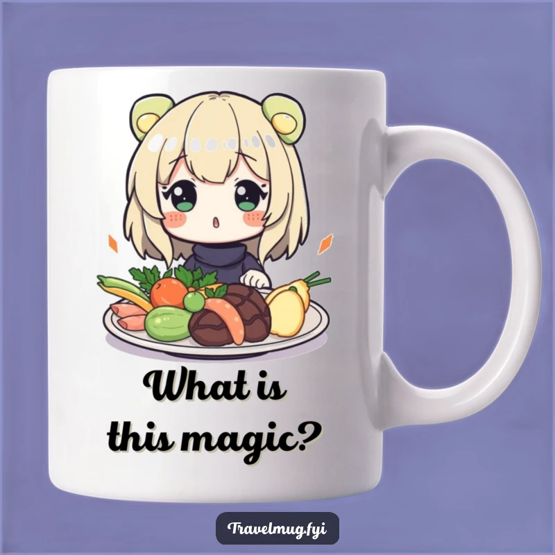 Funny Food Surprise Mug: Exotic Plate Reaction, Perfect Funny Gift