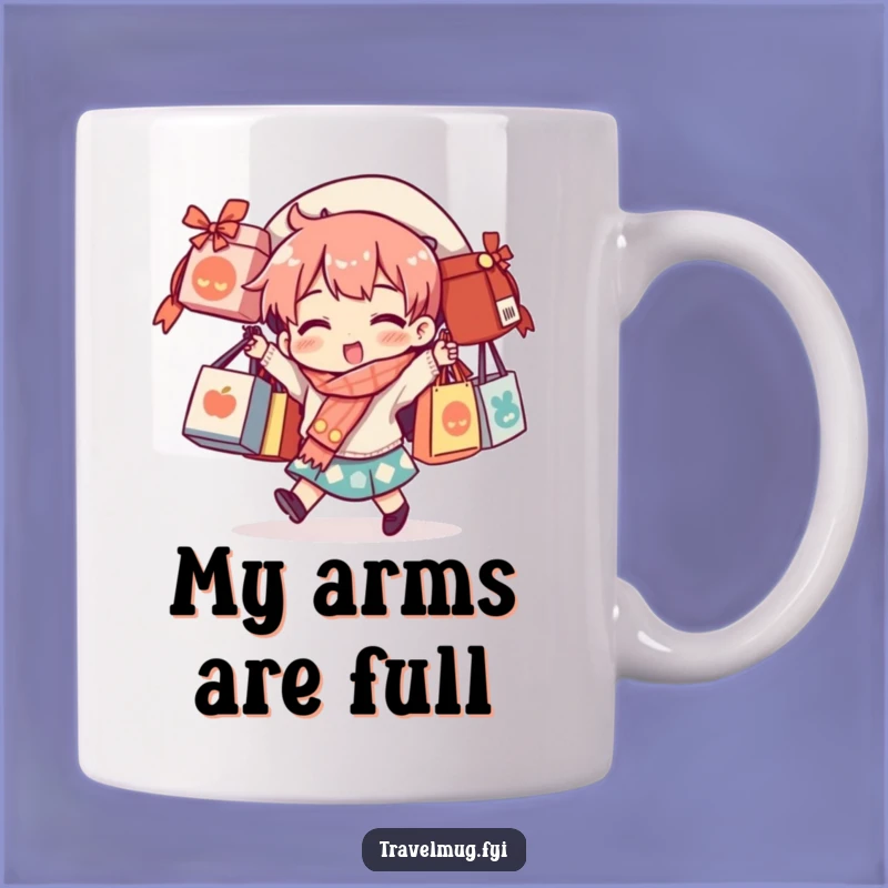 Funny Souvenir Bag Balance Act Mug - Hilarious Travel Gift for Vacation Lovers