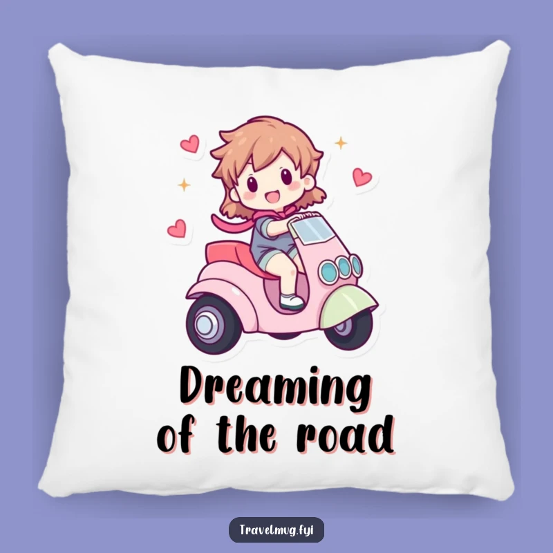 Funny Adventurer Pillow: Soft Character Riding Vehicle, Cozy Funny Gift
