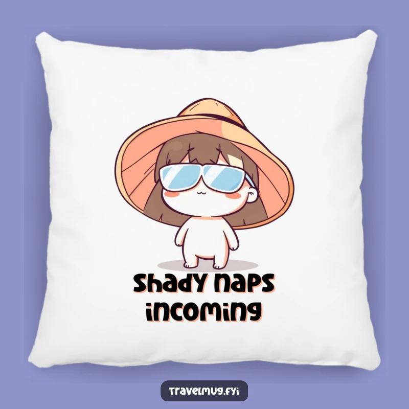 Funny Sun Hat Character Pillow - Comfy and Hilarious Home Decor Accent