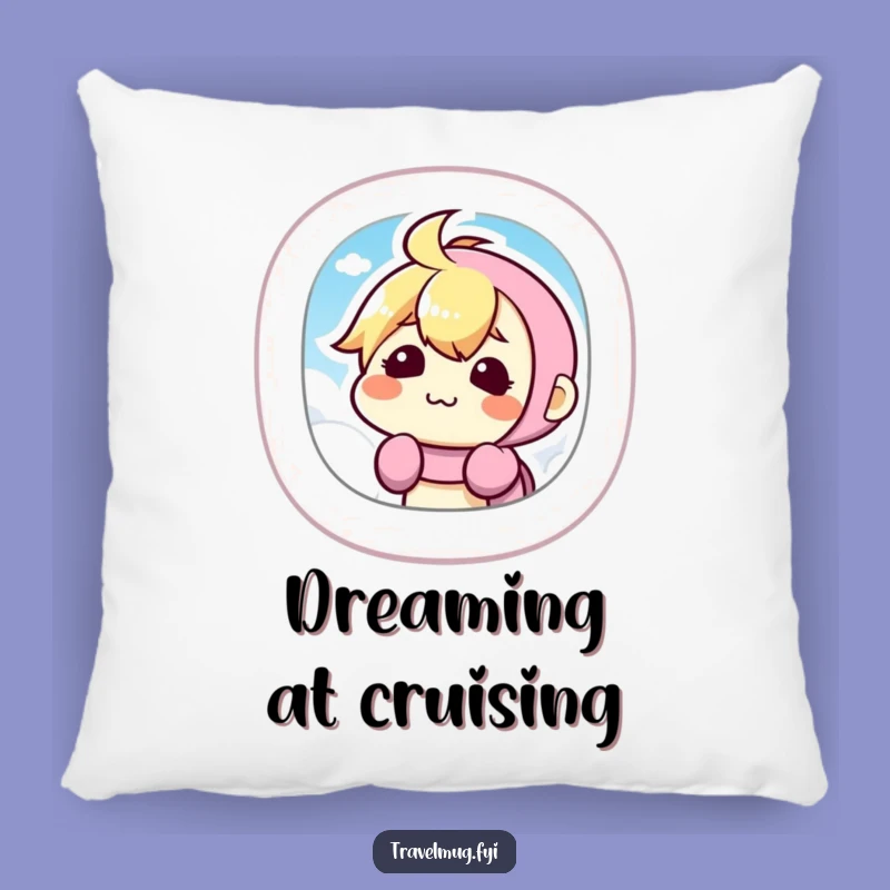 Funny Travel Face Pillow: Cozy Comfort & Hilarious Airplane Character