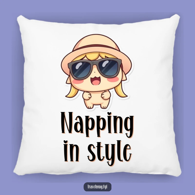 Funny Kawaii Thrill Seeker Pillow - Cozy & Hilarious Cool Decor Gift