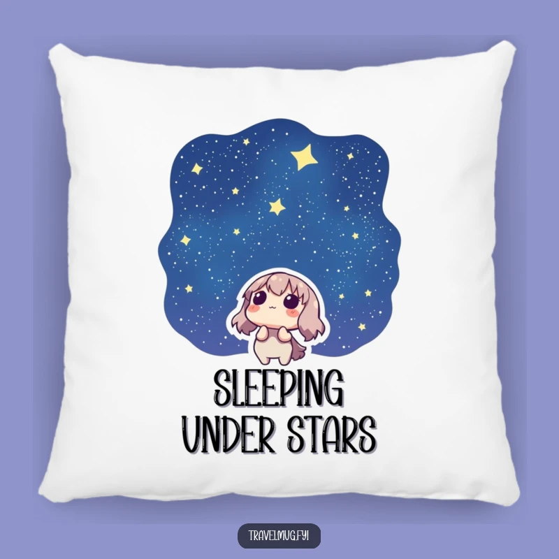 Funny Starry Wonder Pillow: Comfy & Cosmic Decor