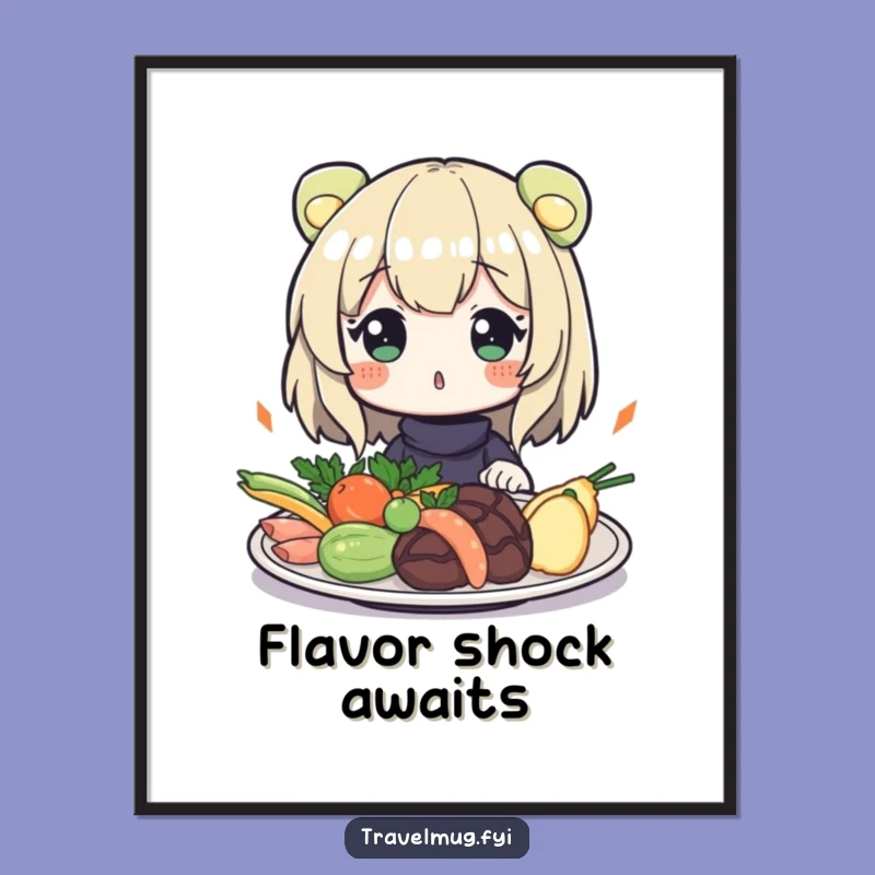 Funny Food Surprise Digital Art: Instant Culinary Decor, Hilarious Gift