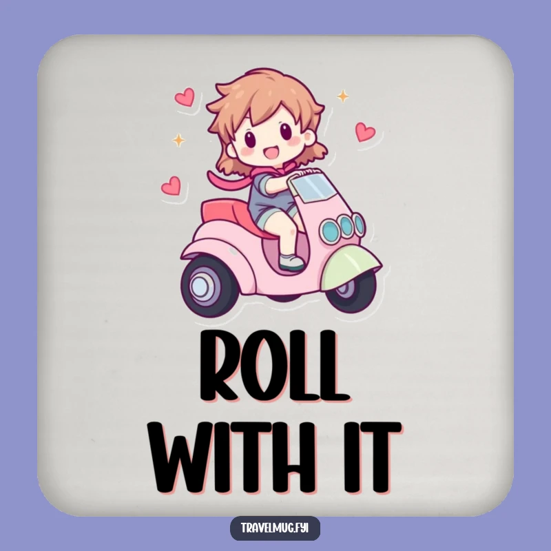 Funny Adventurer Coaster: Protect Surfaces with Vehicles, Unique Funny Gift