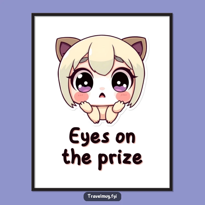 Funny Surprised Character Poster: Decorate with Laughs, a Perfect Funny Gift