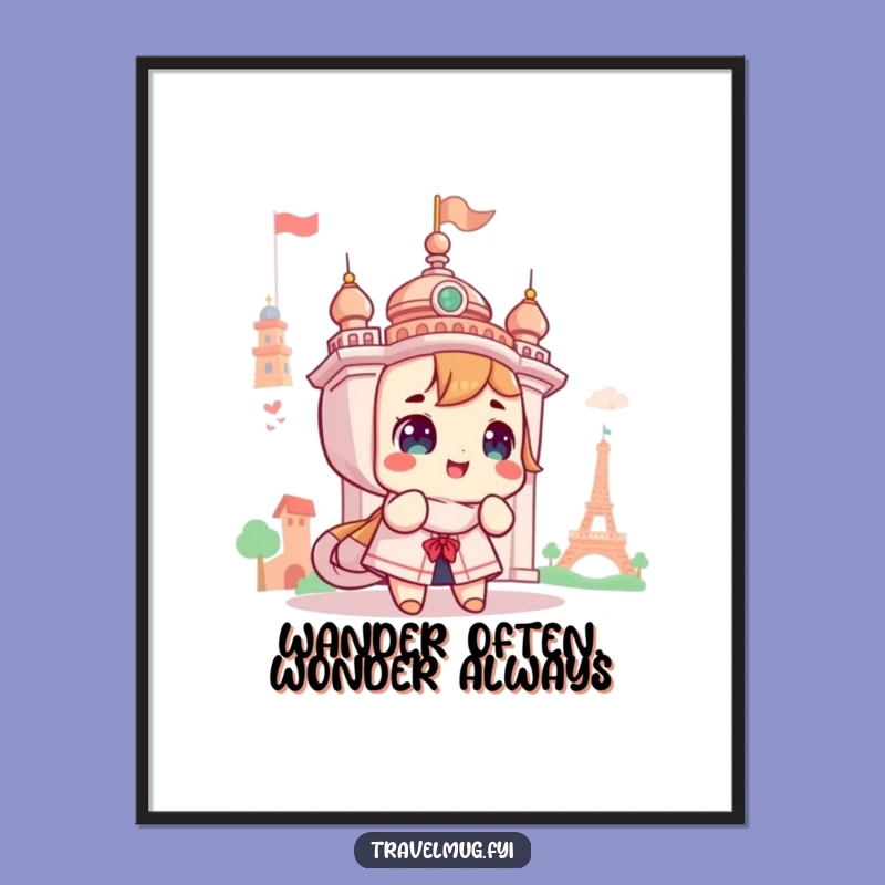 Free Printable Wall Art: Wonder Character Landmark Funny Downloadable Decor