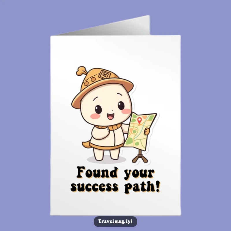 Free Printable Congrats Card: Funny Map Guidance, Humorous Downloadable Gift