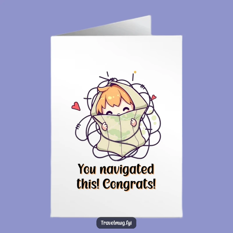 Free Printable Congrats Card: Found Your Way, Hilarious Downloadable Gift!