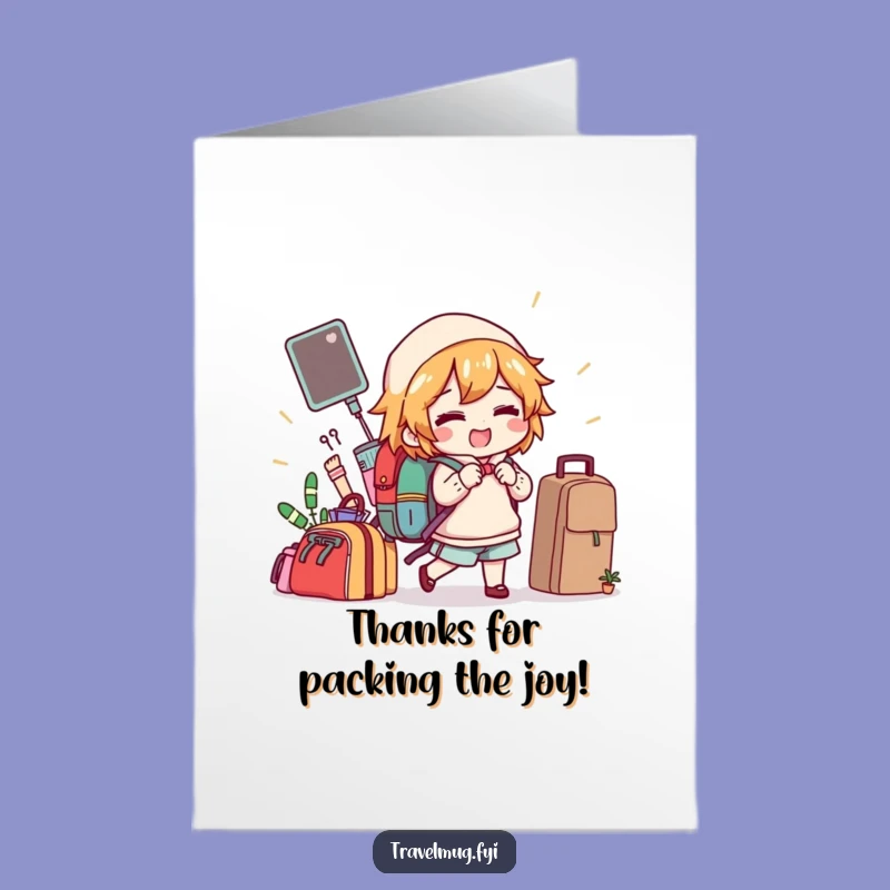 Free Printable Thank You Card: Thanks for the Adventure, Funny Downloadable Gift!