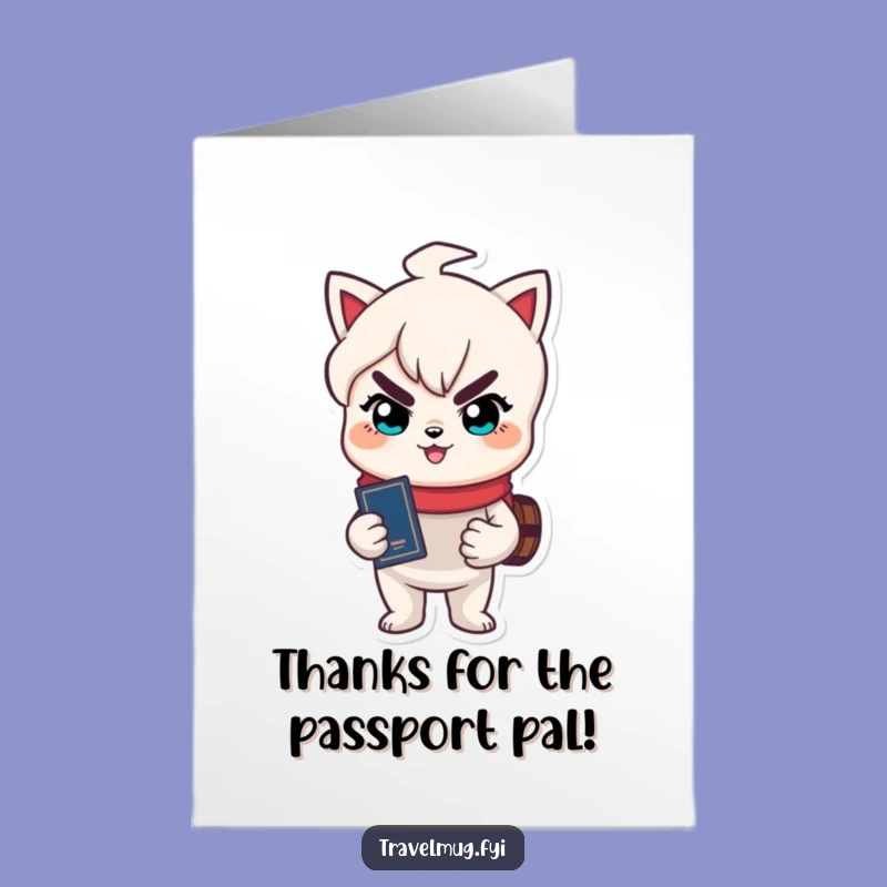 Free Printable Thank You Card: Travel Thanks, Funny Downloadable Gratitude!