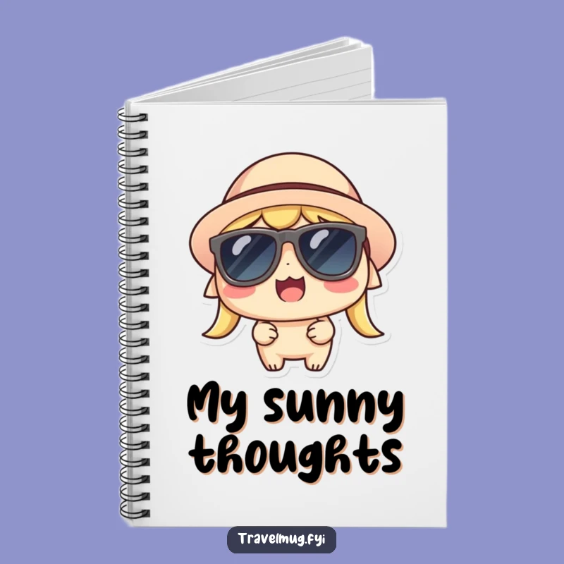 Funny Kawaii Thrill Seeker Notebook - Cute & Hilarious Cool Planner Gift