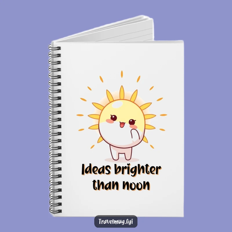 Funny Sun Pointer Notebook: Jot Down Bright Ideas with this Cheerful Character Notebook Gift