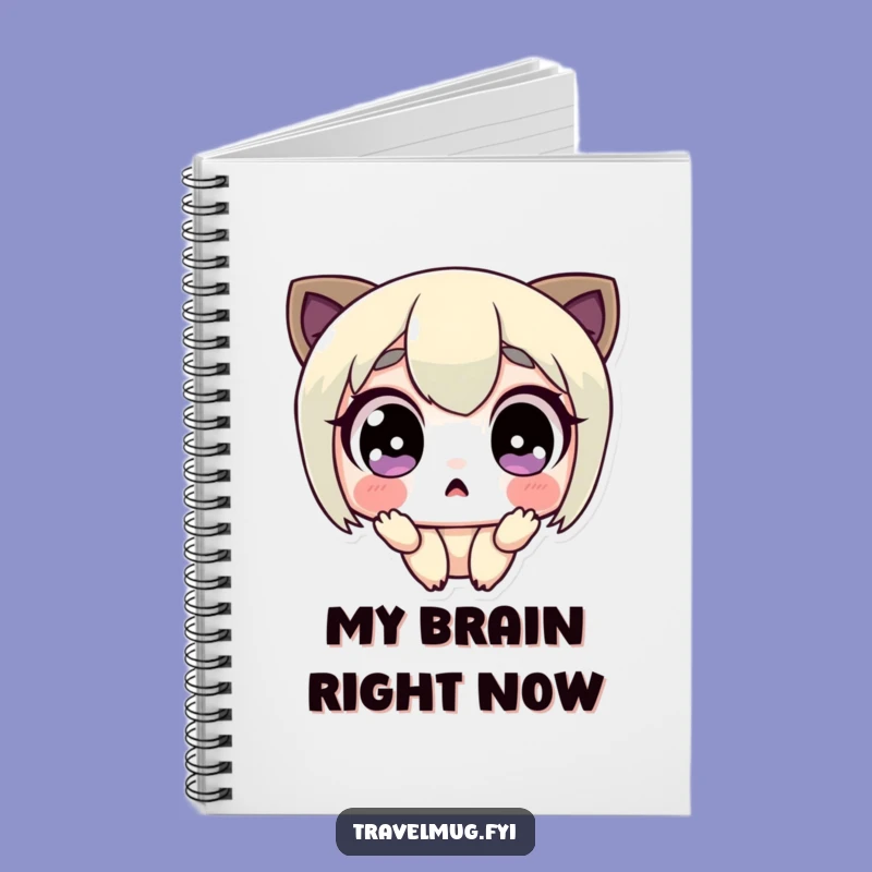 Funny Surprised Character Notebook: Jot Down Your Shock, a Perfect Funny Gift