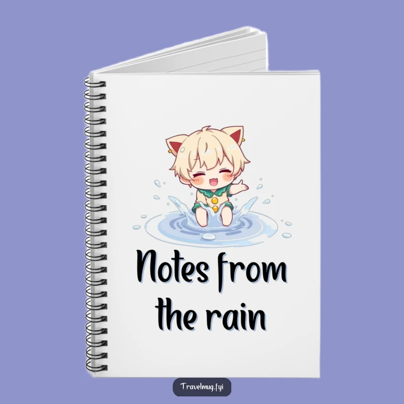 Funny Puddle Journal: Character splashing, a perfect funny gift for jotting down fun.