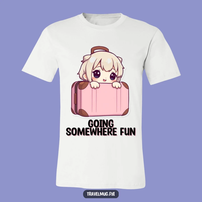 Funny Peeking Traveler T-Shirt: Gift for Adventurers, This Funny Tee is a Winner