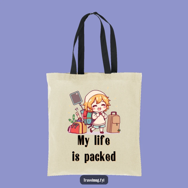 Funny Packing Tote Bag: Comical Items Galore, Unique Gift